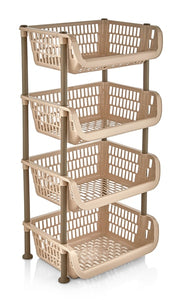 Tároló Polc 4 Részes (28CM*39CM*82.5CM)