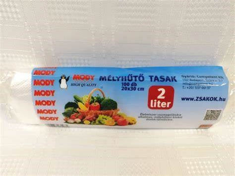 20x30hű 2L Hűtő Tasak 100Db