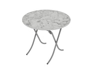 Összecsukható Table 90Q - Fehér Márvány