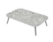 Összecsukható Asztal 60X80 - Fehér Márvány