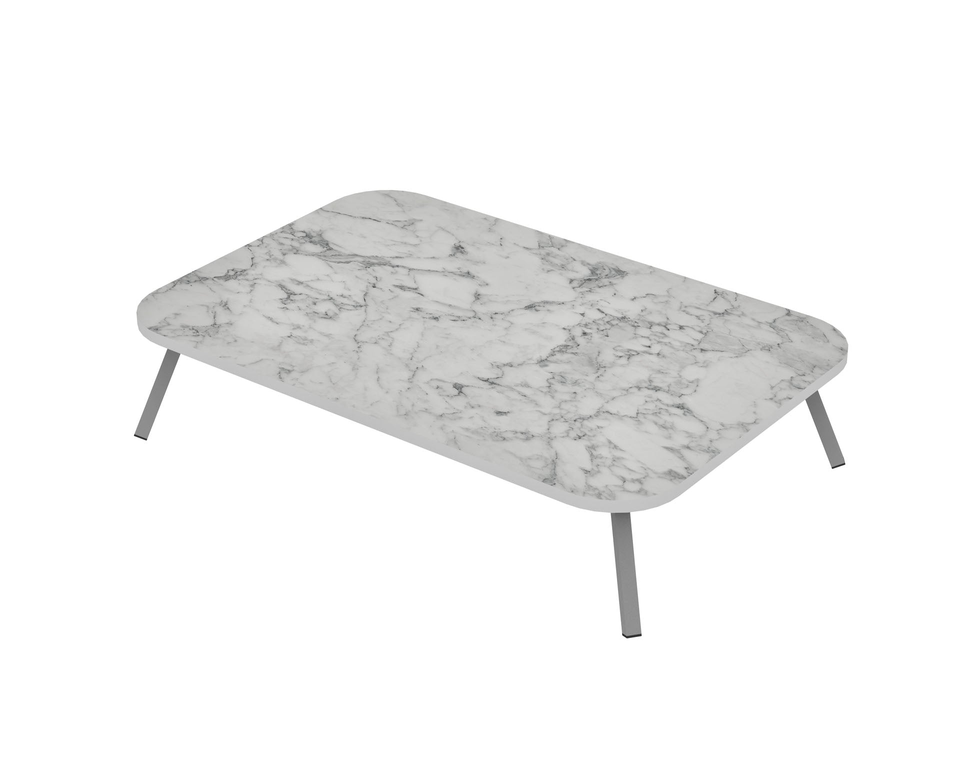 Összecsukható Asztal 60X90 - Fehér Márvány