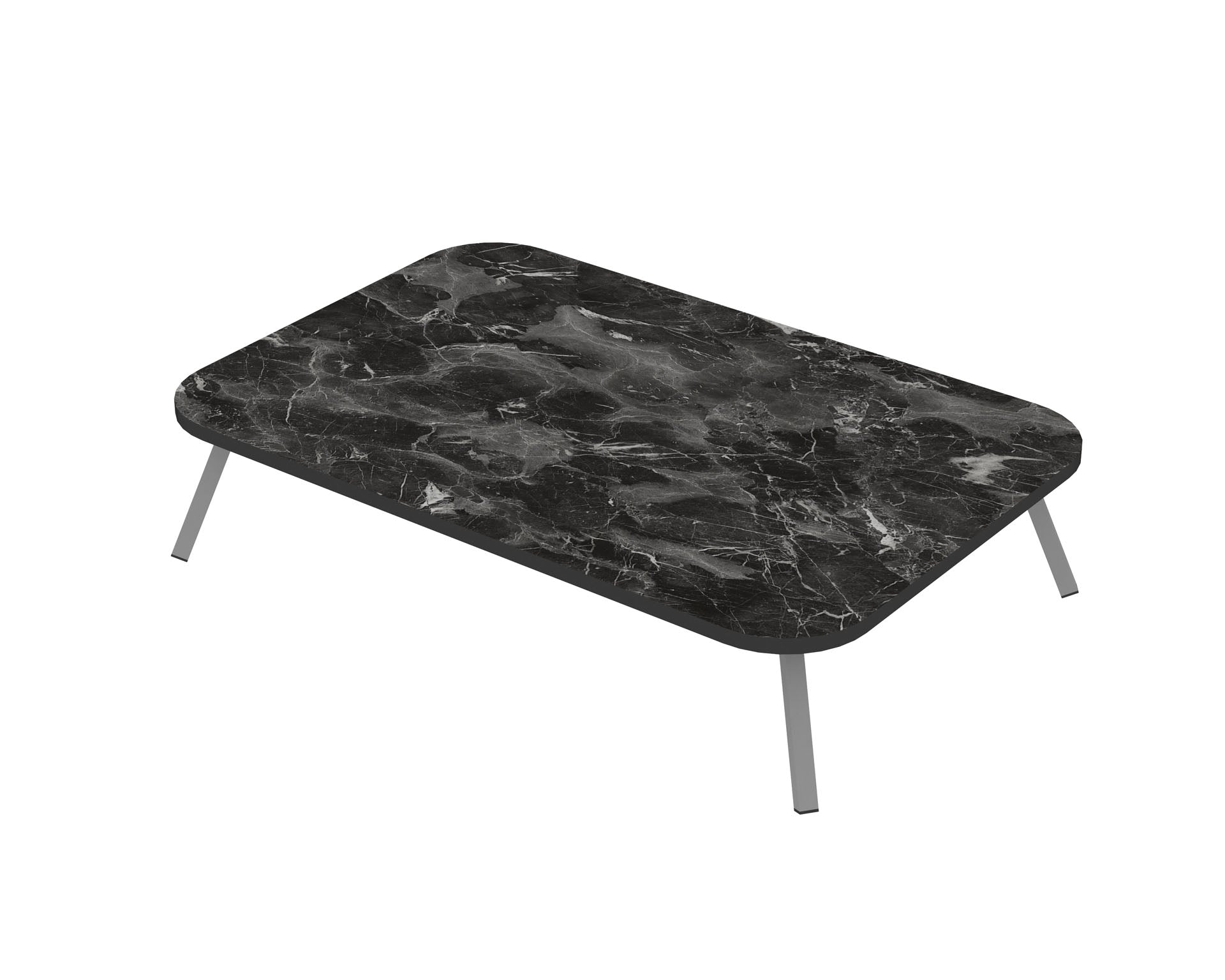 Összecsukható Asztal 60X90 - Fekete Márvány