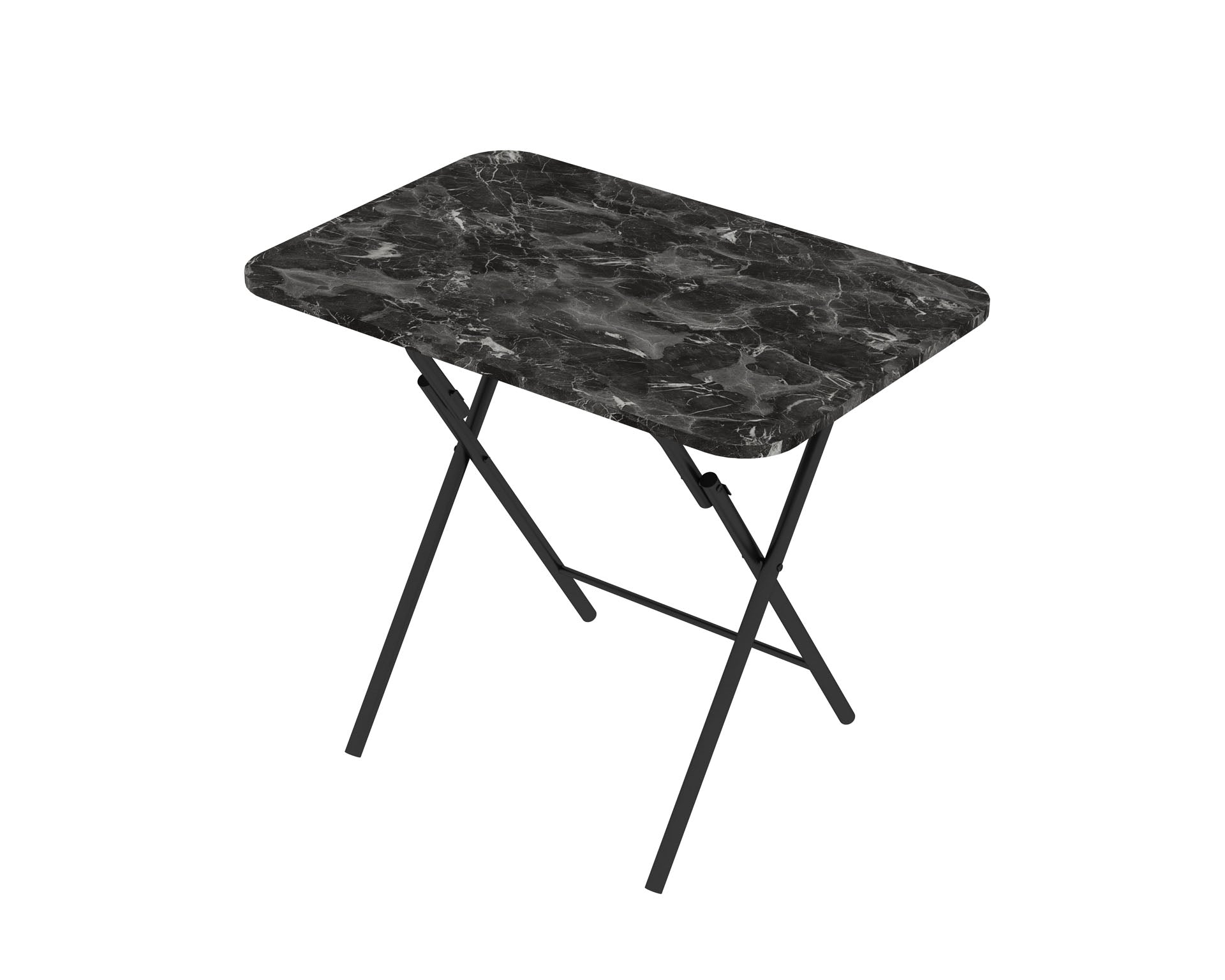 Összecsukható Asztal 60X90 - Fekete Márvány