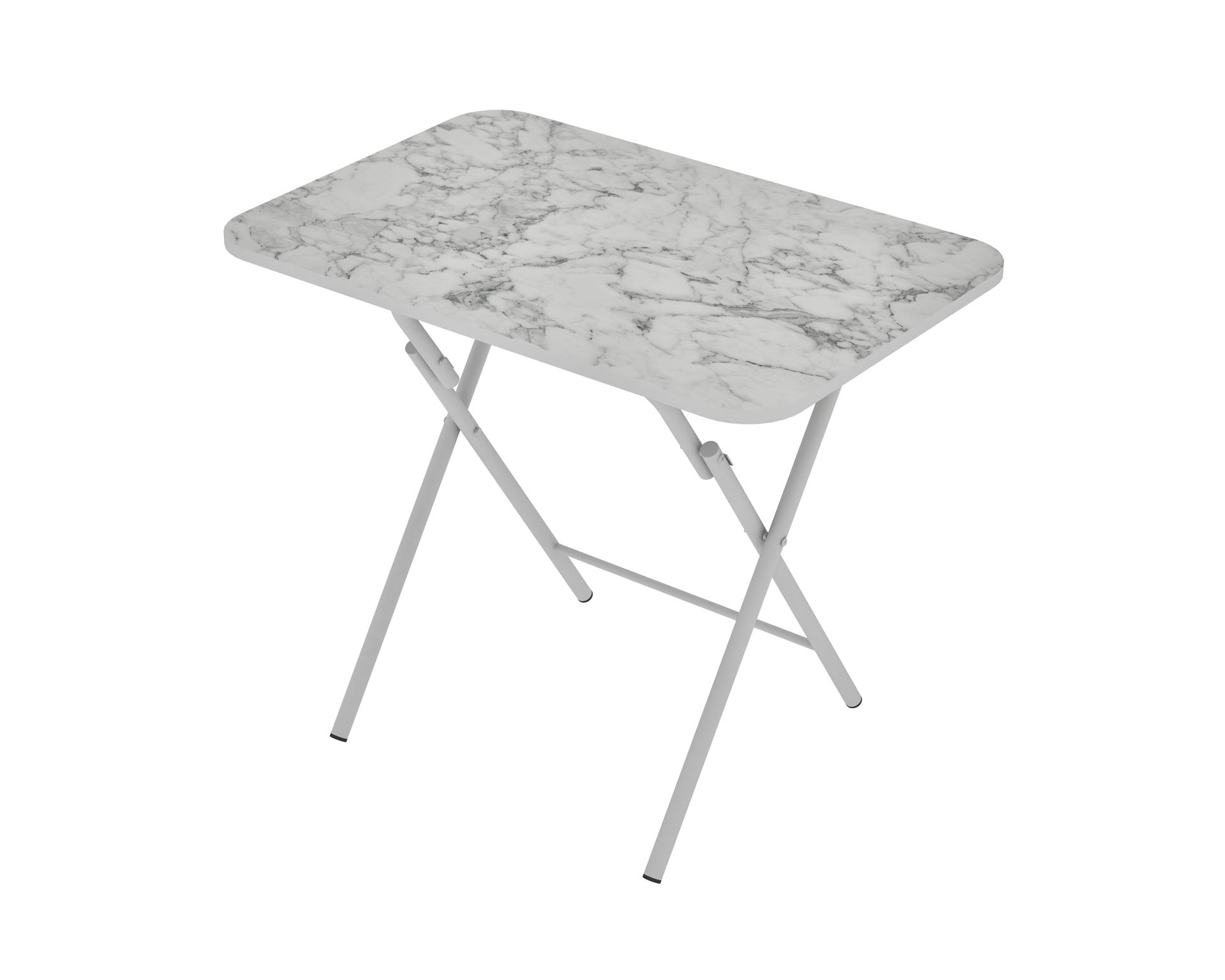 Összecsukható Asztal 60X90 - Fehér Márvány