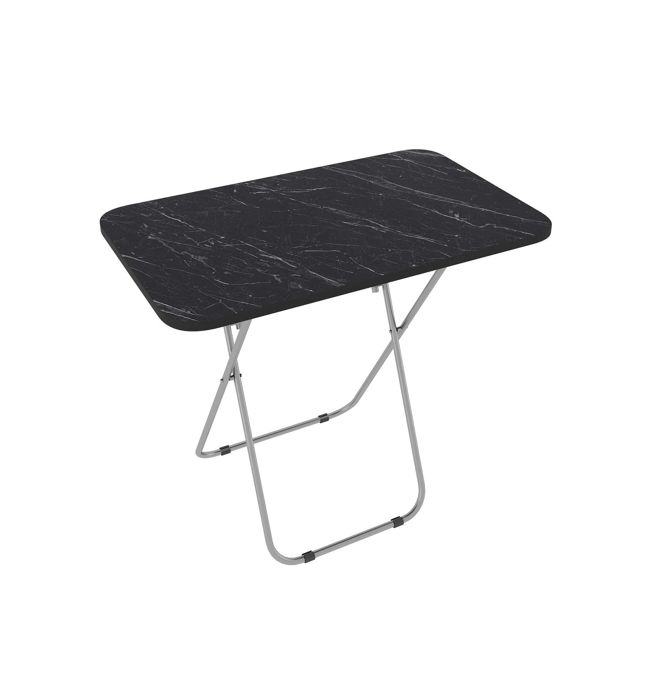 Összecsukható Kisasztal 50X80X66 - Fekete Márvány