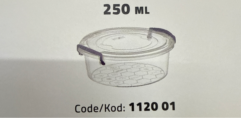 Doboz 250Ml Mini Kerek