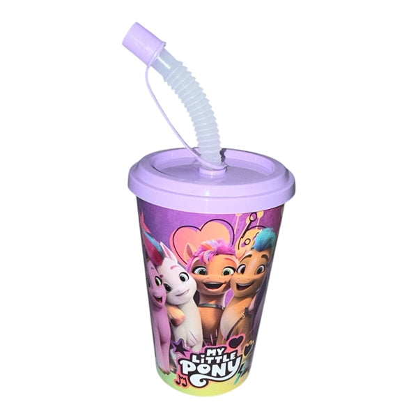 Pohár Fedővel És Szívószállal My Little Pony