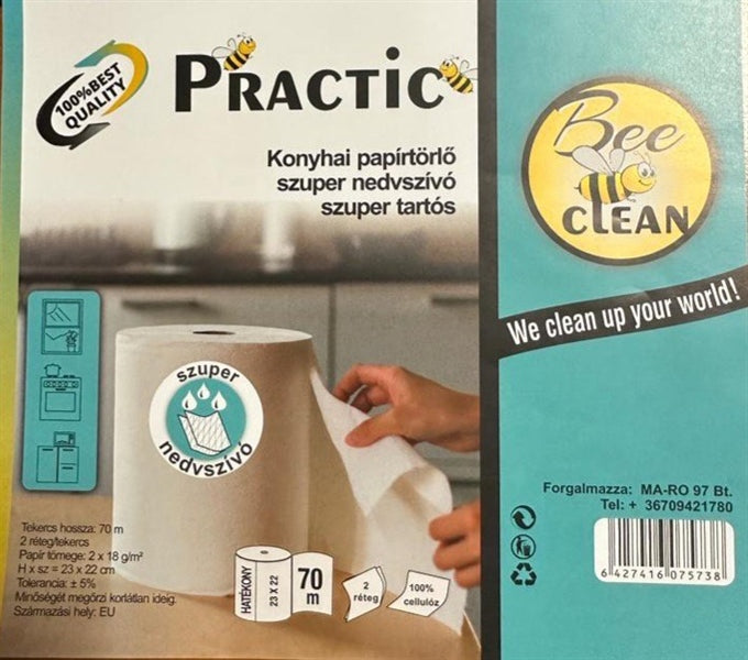 Practic kéztörlő 23x22 70m