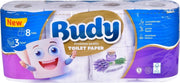 BUDY TOILET PAPÍR 3RTG 19M TEK/CSOM LEVENDULA