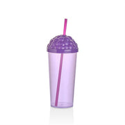 Pohár szívószállal 700 ml