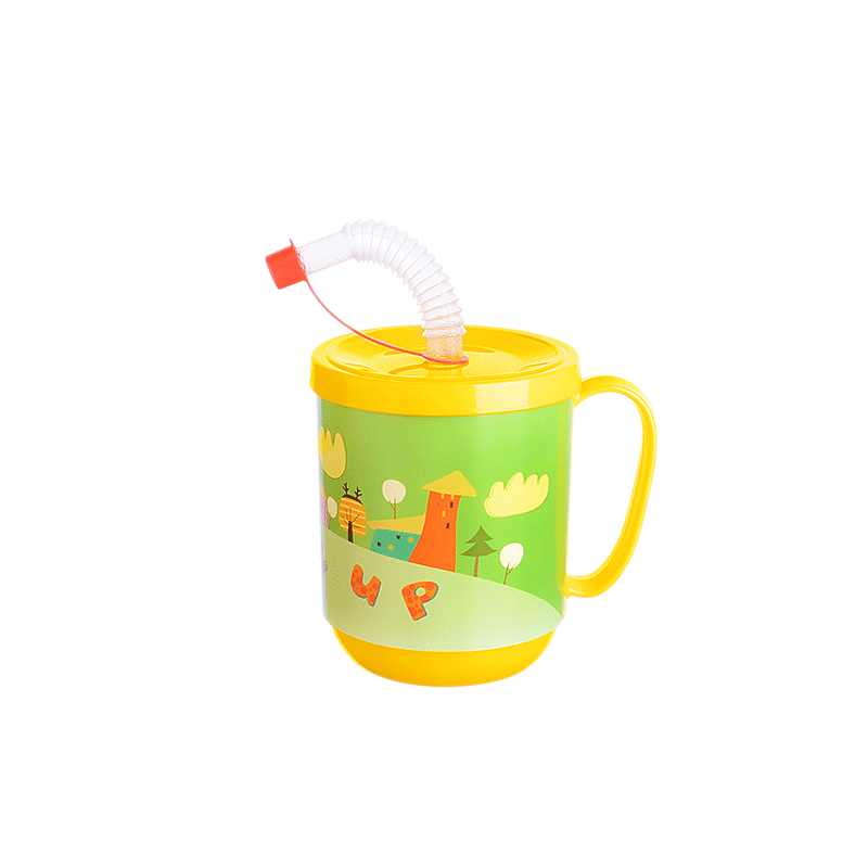 Gyerek Szívószálas Pohár 350Ml