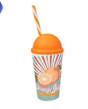 650 ml pohár szívószállal