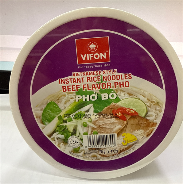 Rizstészta Marhahús 70G Tál