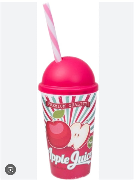 650 ml pohár szívószállal