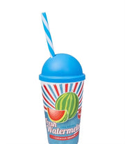 650 ml pohár szívószállal