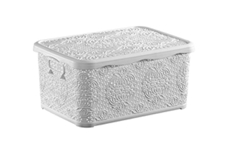 Kosár Fedeles Kötött 20L