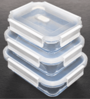 Téglalap Tároló 1040Ml Fehér